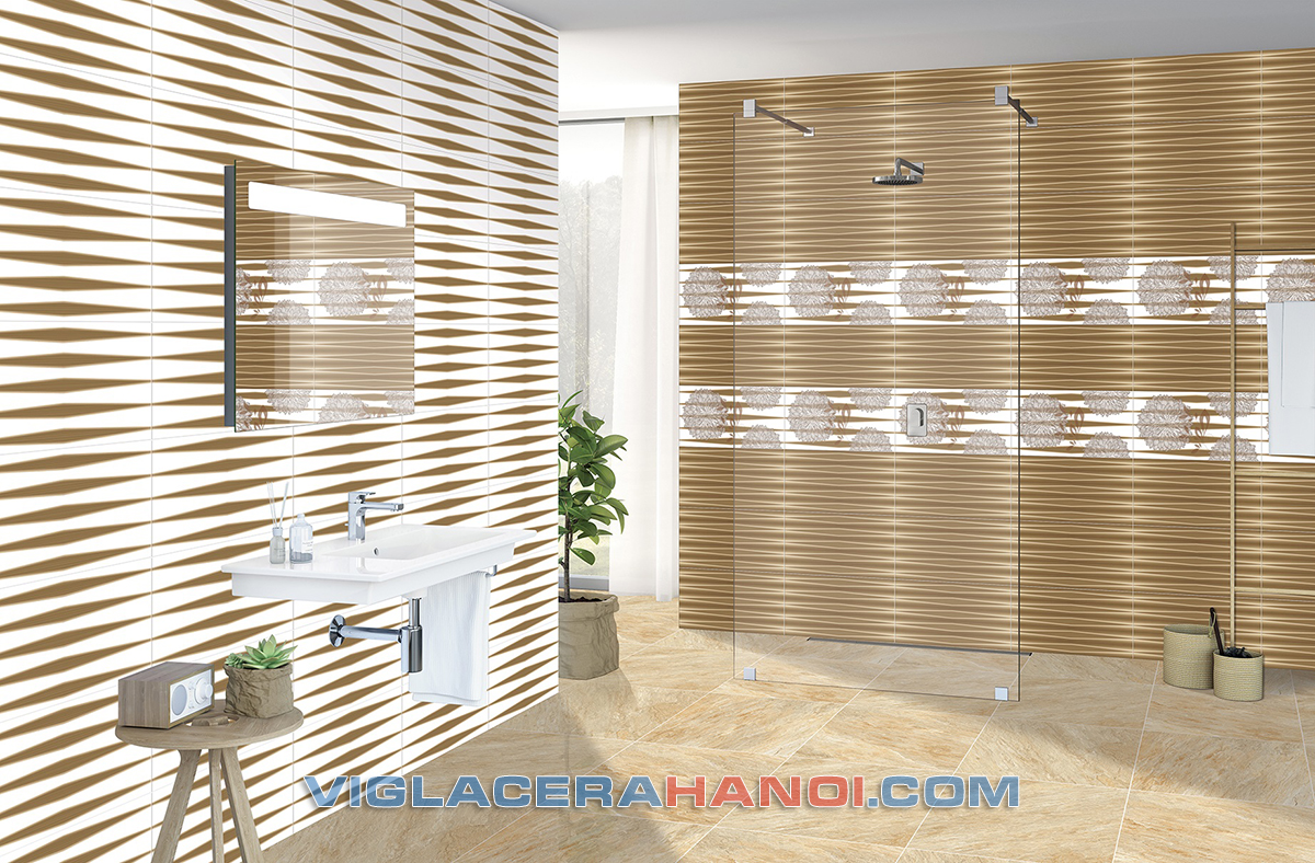Phối cảnh Gạch ốp tường Viglacera KT3676A (30 x 60 cm) Phối cảnh Gạch ốp tường Viglacera KT3676A (30 x 60 cm)